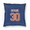 Blue New York Islanders Jean-Francois Berube   Pillow Cover (18 X 18)