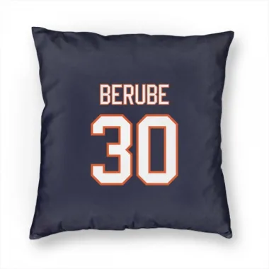 Navy New York Islanders Jean-Francois Berube   Pillow Cover (18 X 18)