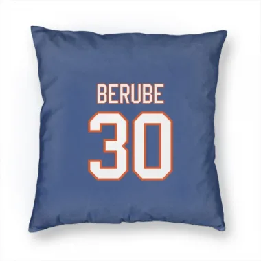 Royal New York Islanders Jean-Francois Berube   Pillow Cover (18 X 18)